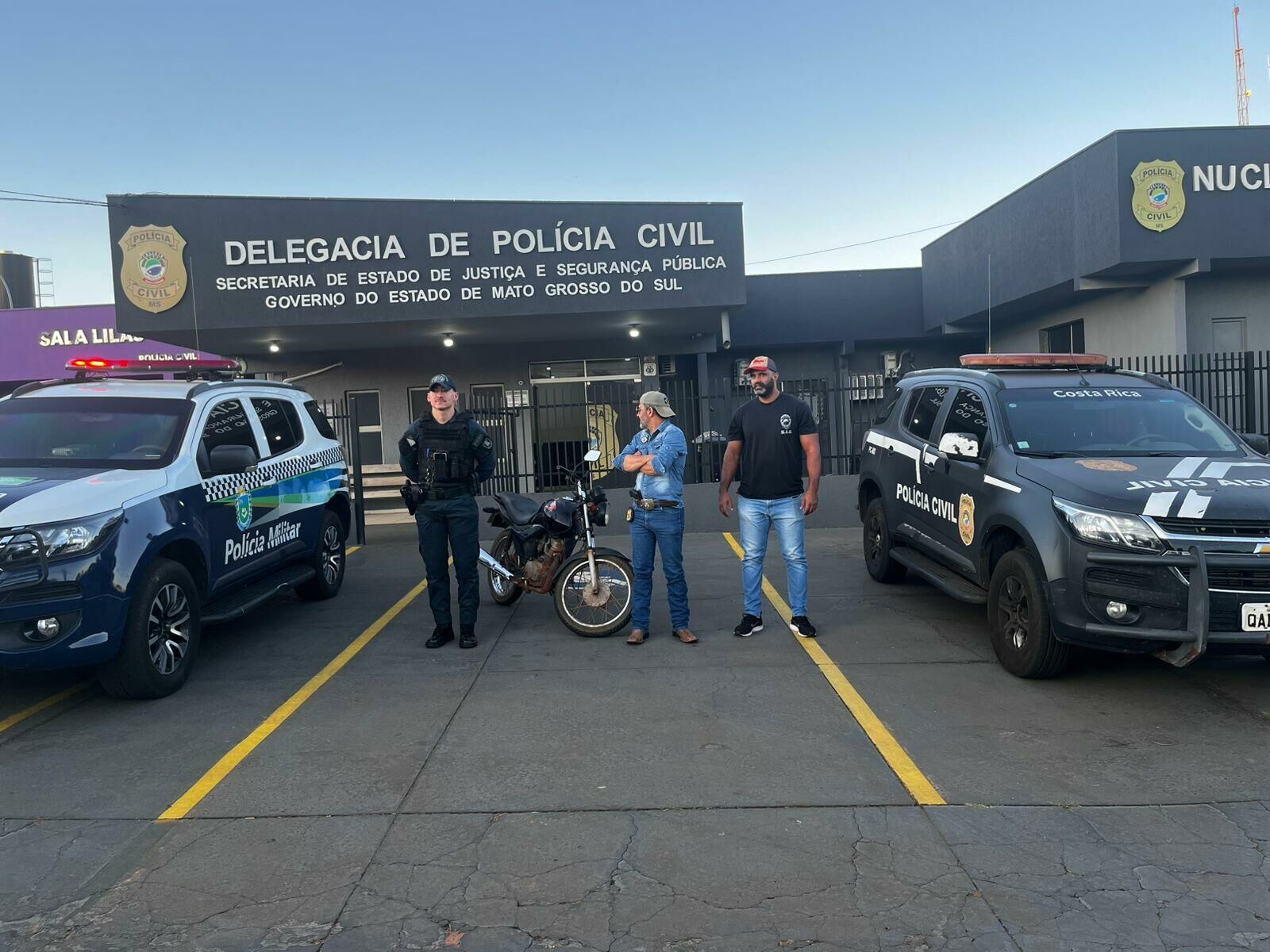 Imagem de compartilhamento para o artigo Adolescente é apreendido por furtar moto em Costa Rica; veículo foi recuperado da MS Todo dia